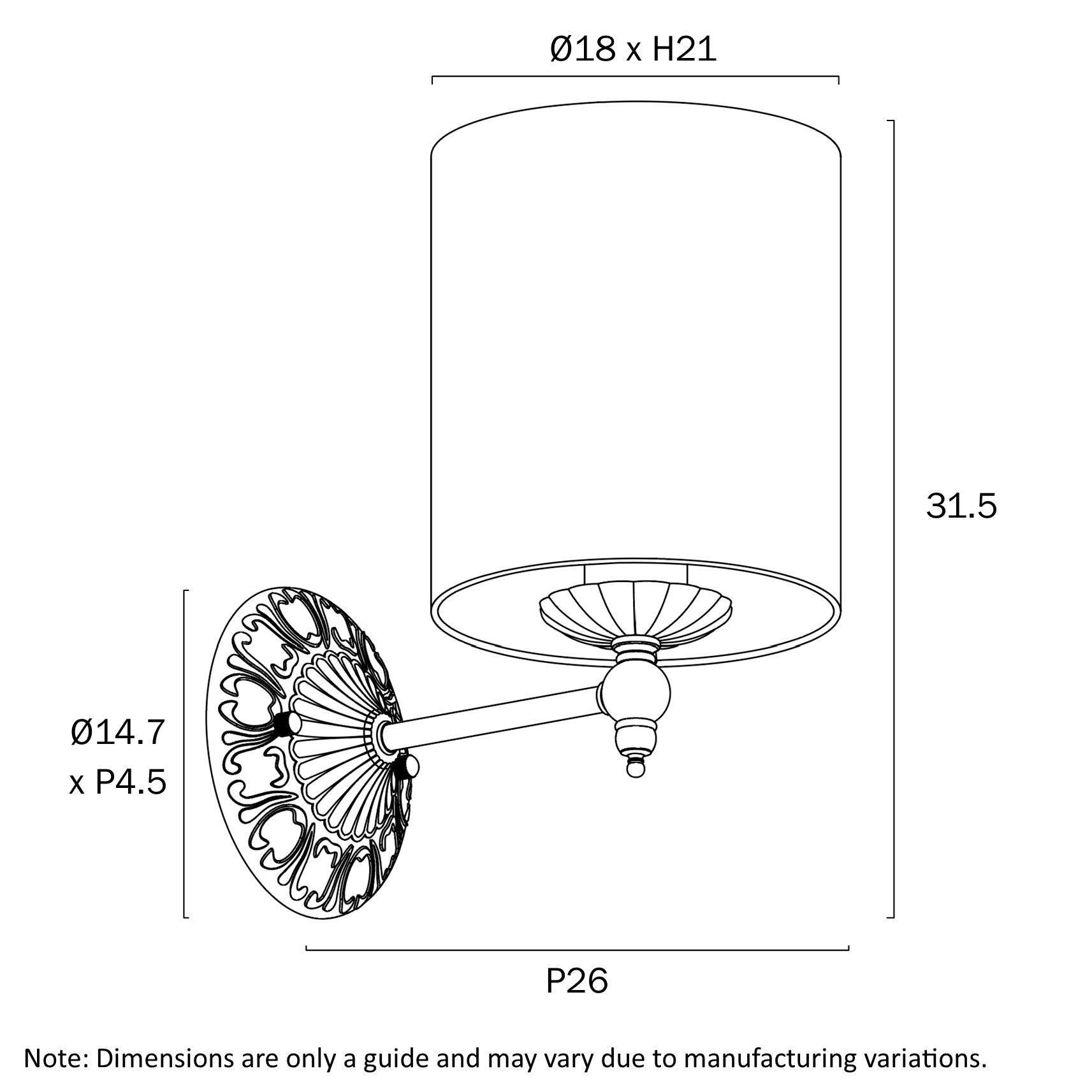 dimensions